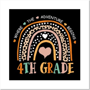 Leopard Rainbow 4th Grade Where The Adventure Begins Posters and Art